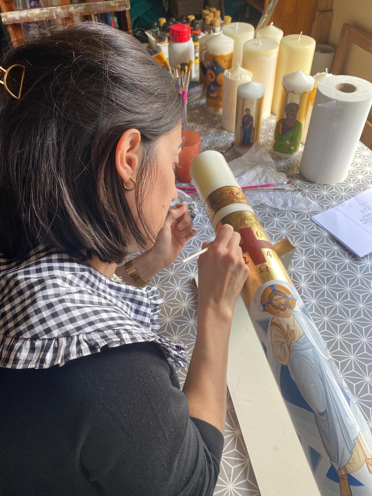 Cirios Pascuales, pintanto